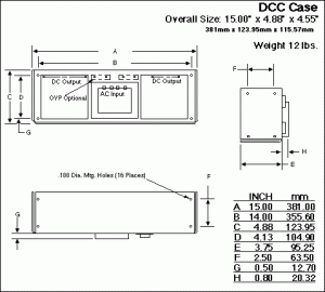 DCC Case Mechanical Drawing